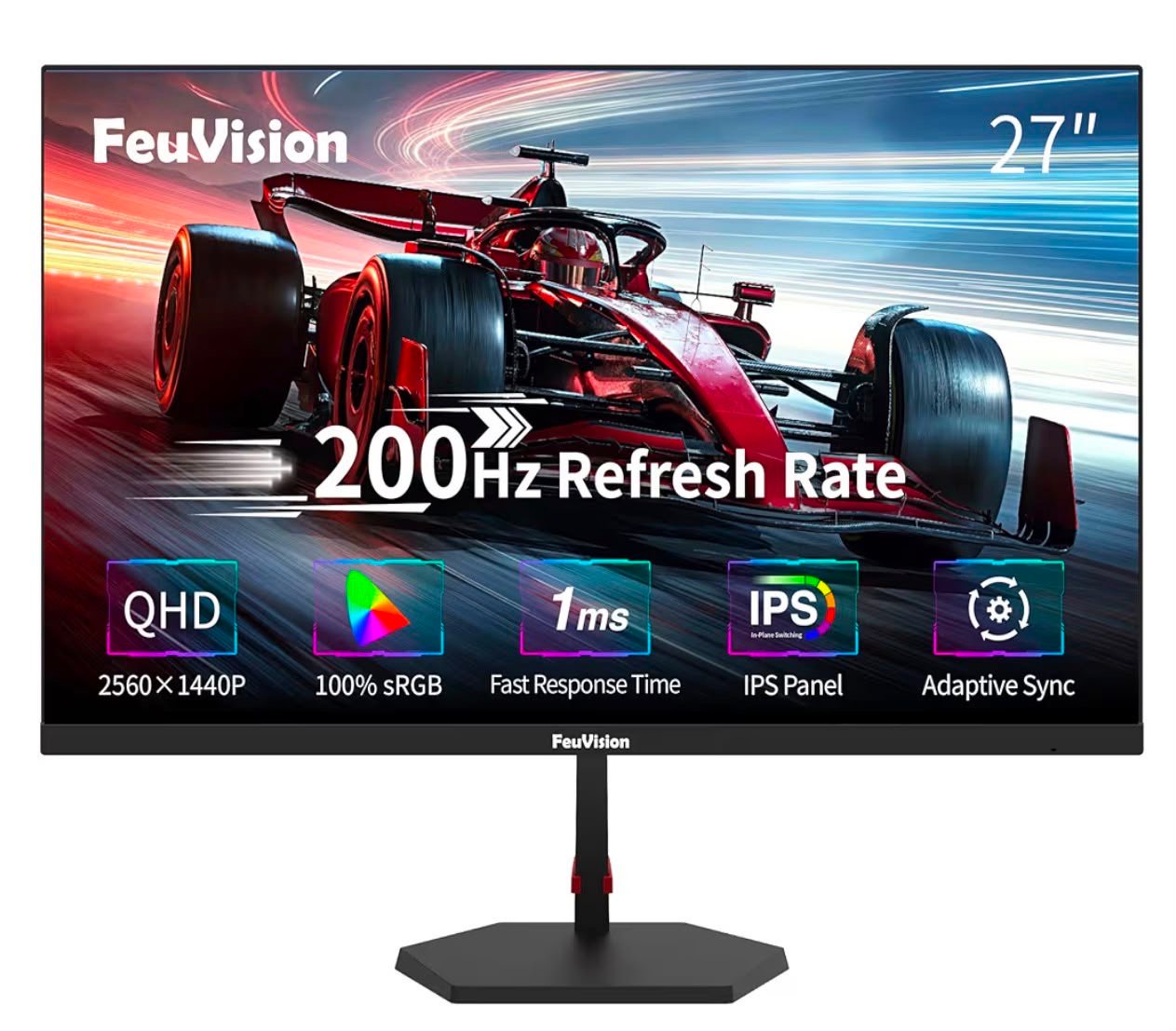 FeuVision 27" QHD 200Hz IPS Gaming Monitor