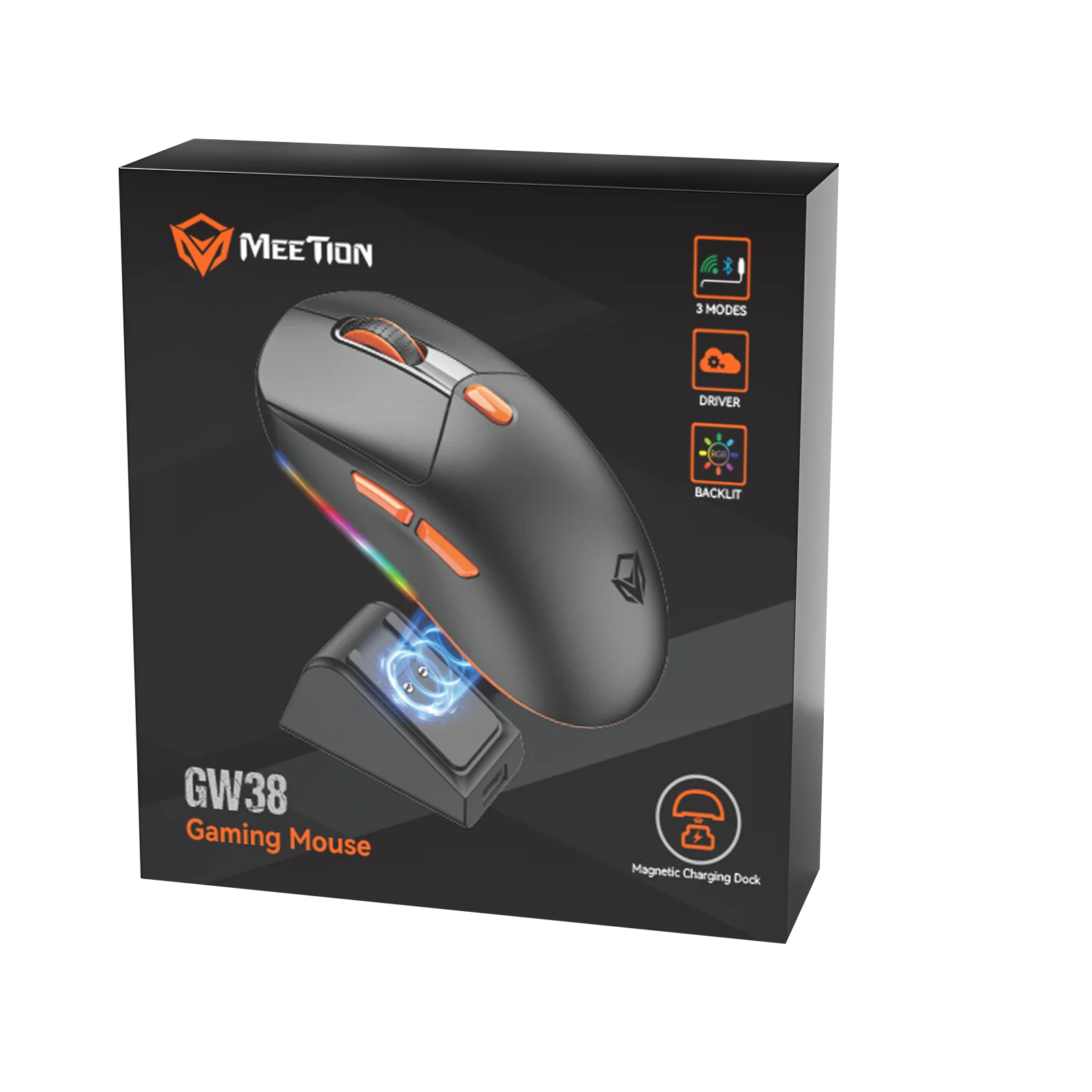 MEE TION GW38 Tri-Mode Gaming Mouse — 2
