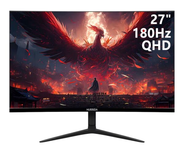 HUSSOA 27" QHD Gaming Monitor – 180Hz